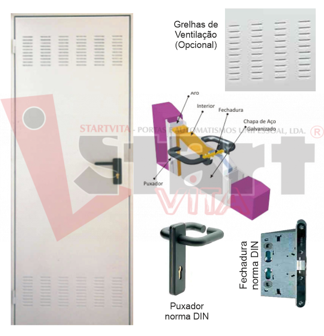 Porta Multiuso Branca (1 Folha)