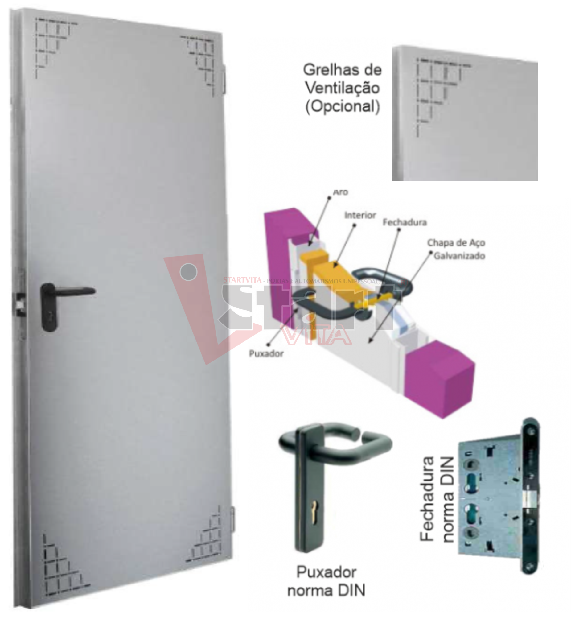 porta multiuso cinzenta